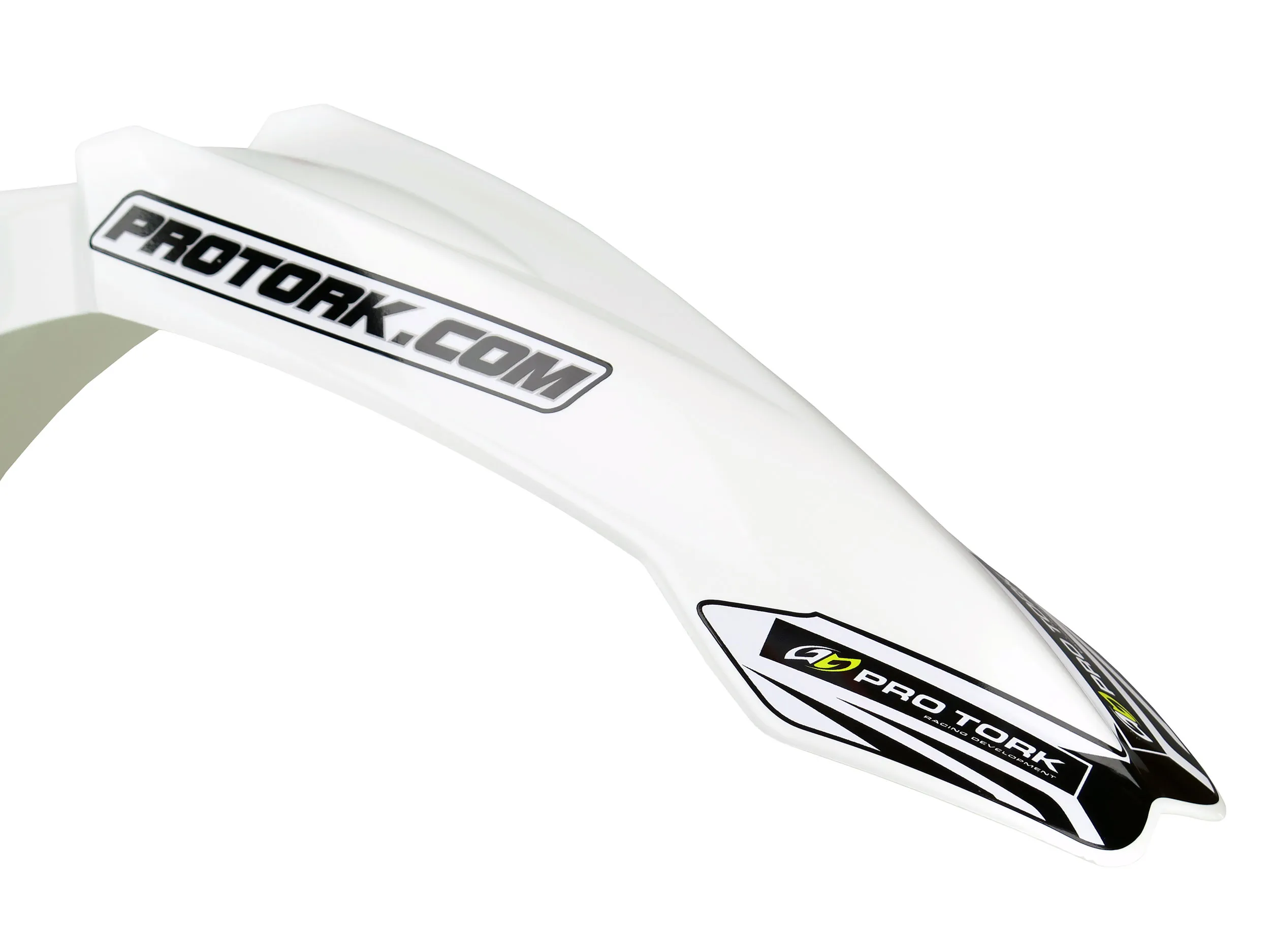 Guardabarro Delantero Universal Pro Tork Mx2 Blanco Phantom