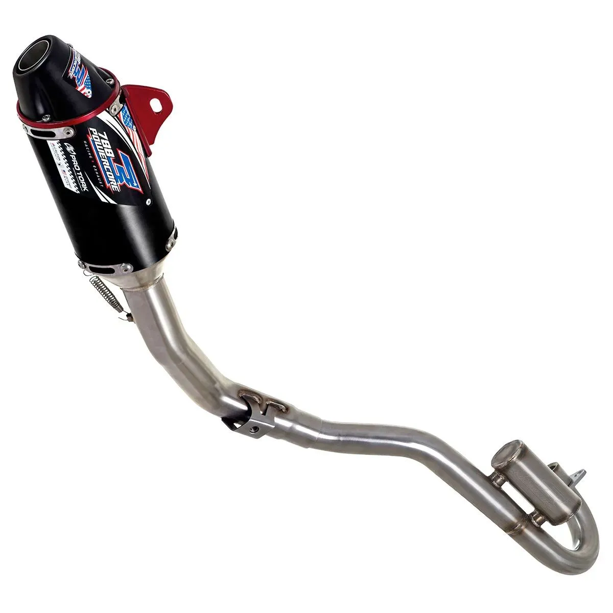 Escape Pro Tork Powercore 3 Con Curva Tornado 250 Negro