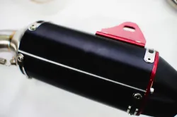 Escape Pro Tork Powercore 3 Con Curva Tornado 250 Negro