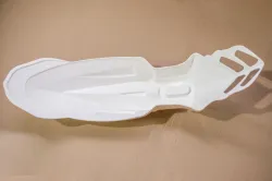 Guardabarro Delantero Motard Pro Tork Blanco