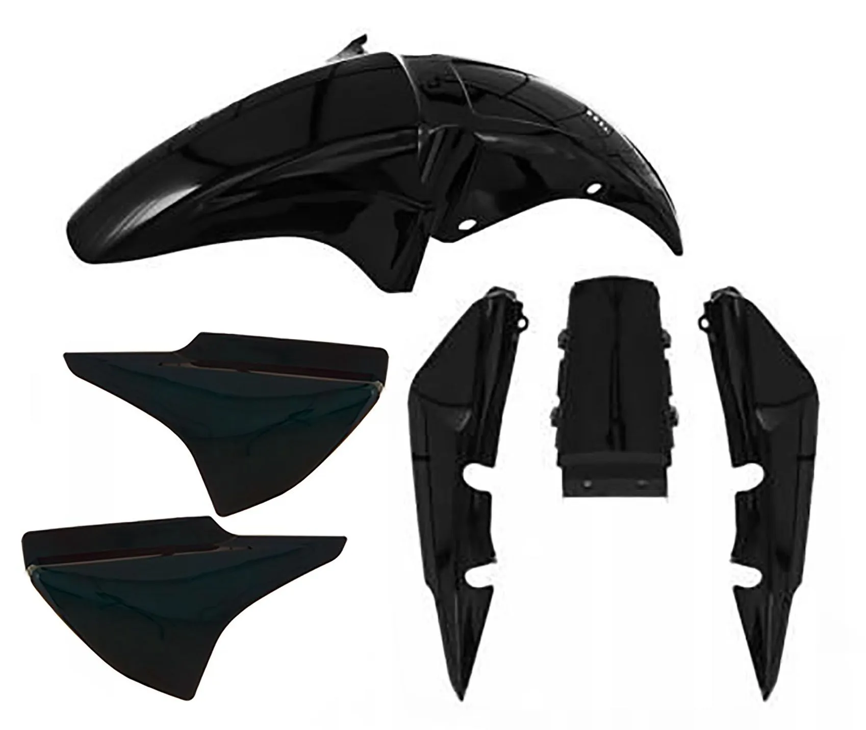 Kit Plasticos Pro Tork Motomel S2 Negro