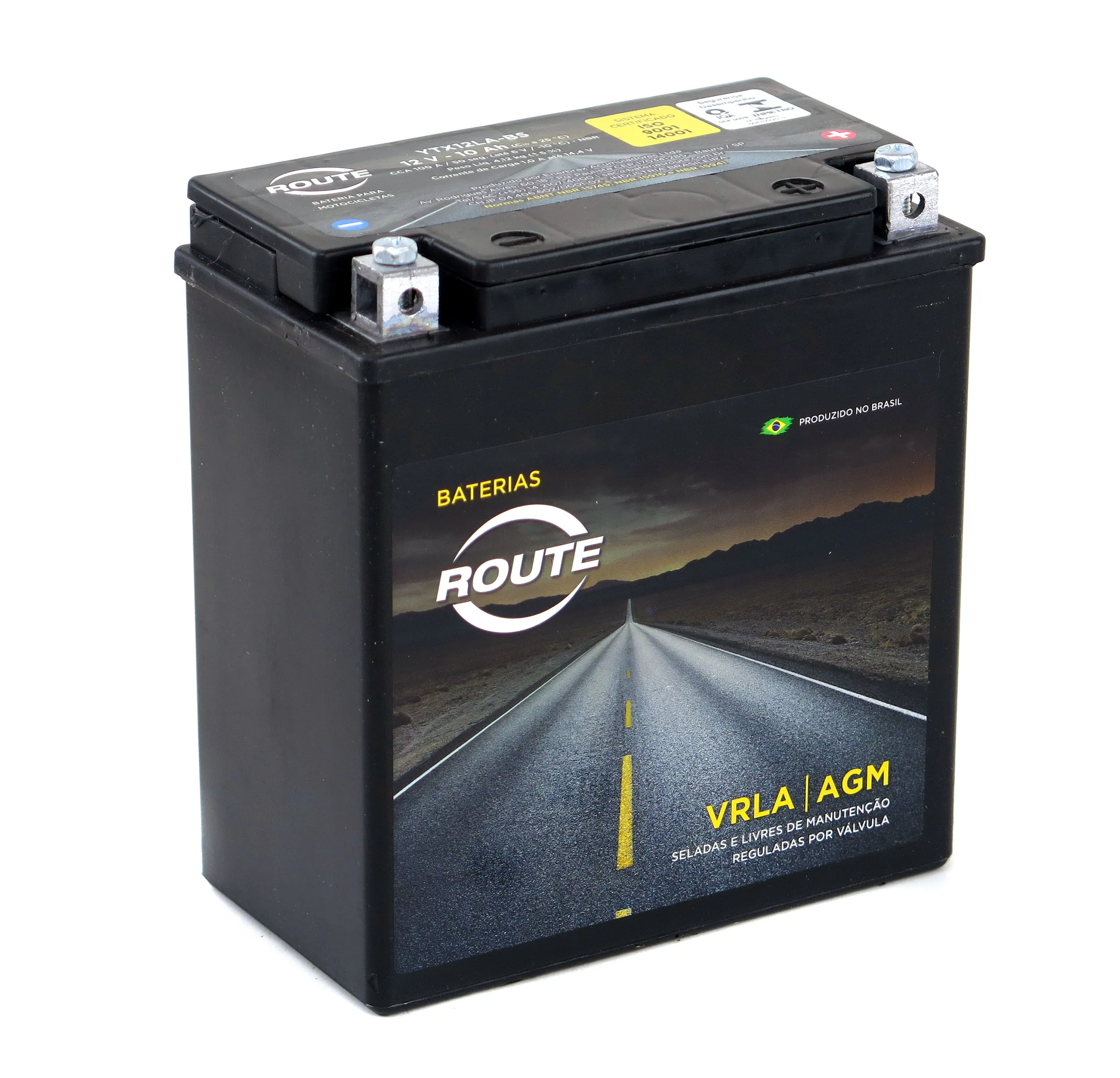 Bateria Route Ytx12la-bs  Phantom Motos