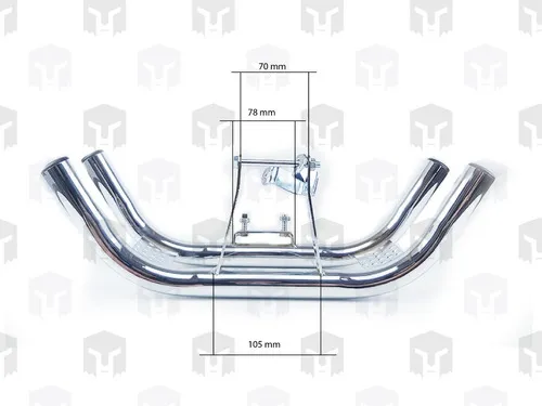 Protector De Motor Barra Doble Pro Tork Titan 2000 Phantom