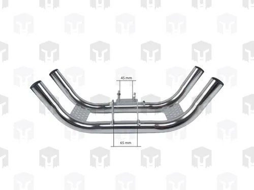 Protector De Motor Barra Doble Pro Tork Nxr Cromado Phantom