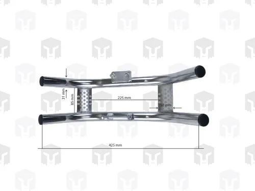 Protector De Motor Barra Doble Pro Tork Nxr Cromado Phantom