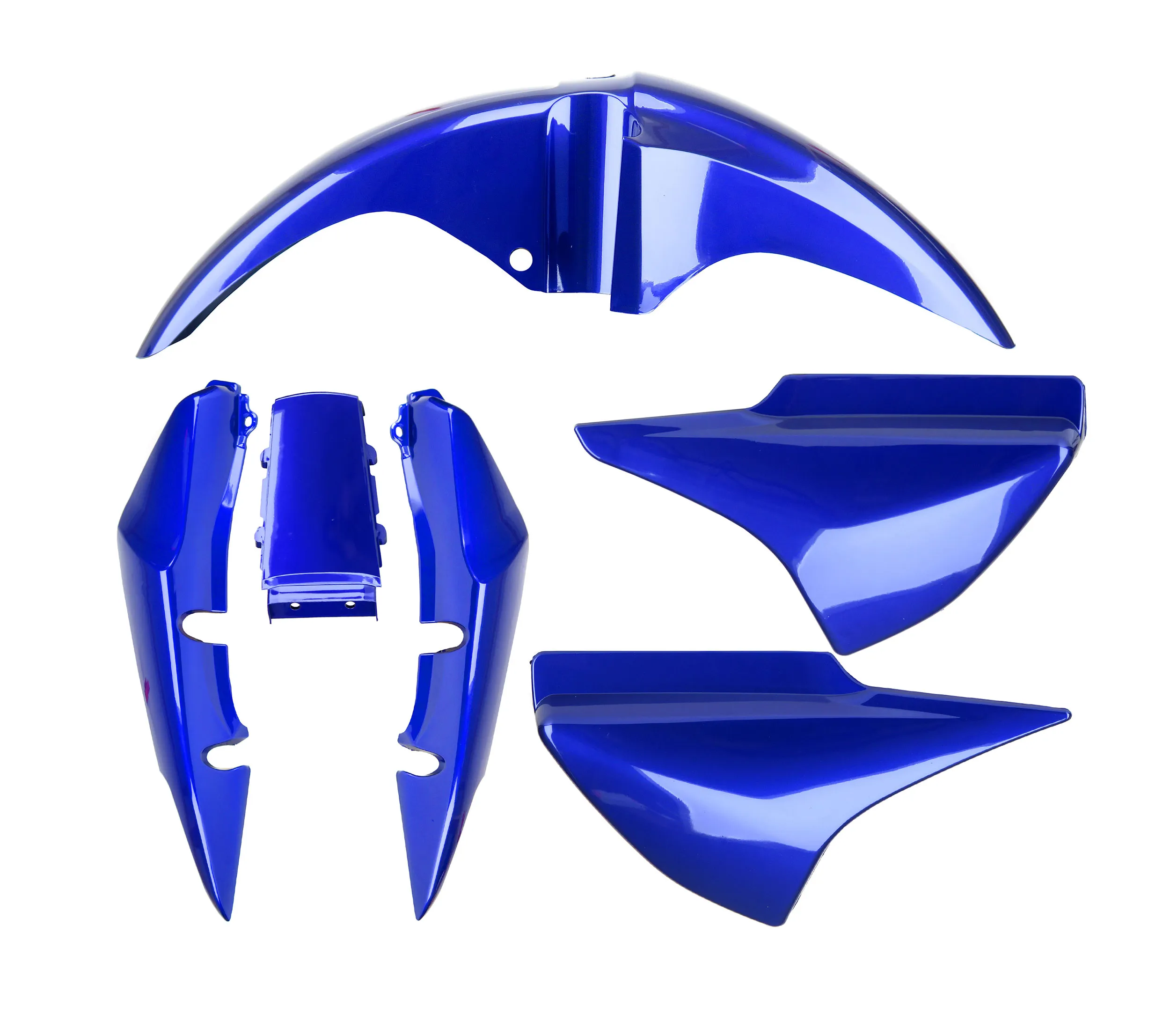 Kit Plasticos Pro Tork Titan 150 Pintado Azul Phantom Motos