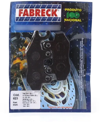 Pastilla De Freno Fabreck Ybr 125 Brasil (623) Phantom Motos