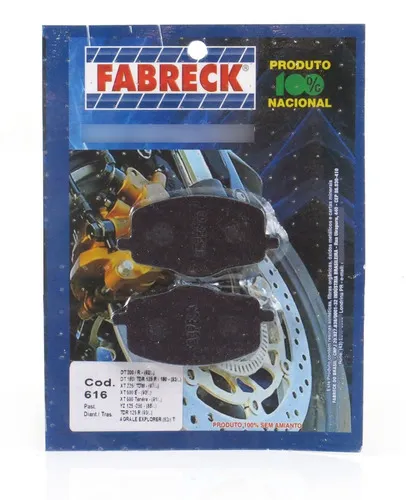 Pastilla De Freno Fabreck Xt 225 / Ybr 125 Nacional Phantom