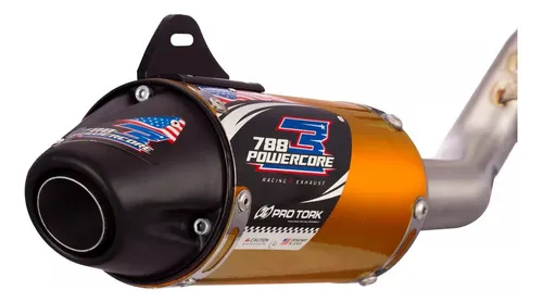 Escape Pro Tork Powercore 3 Con Curva Crf 230 Dorado Phantom