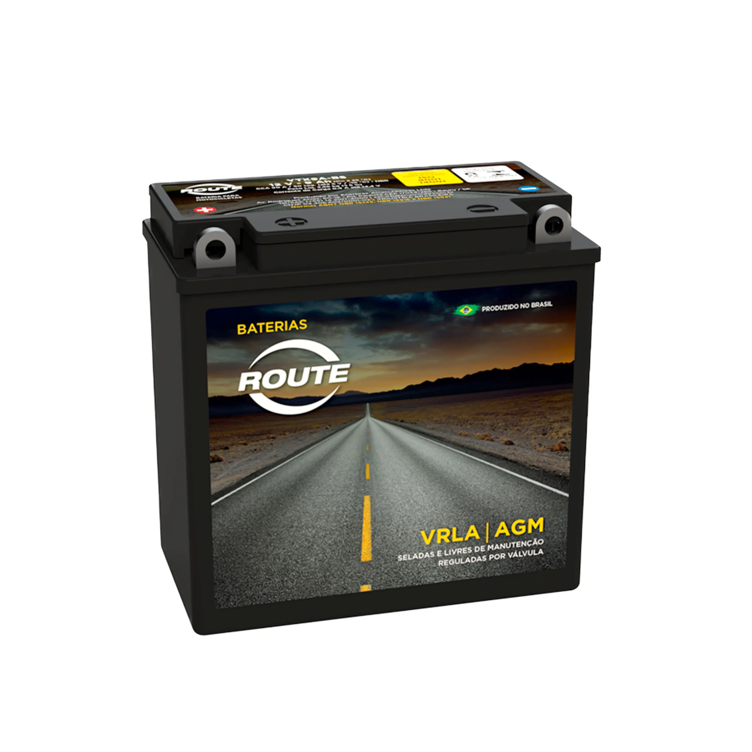 Bateria Route Ytx9a-bs (12n7-4b) Phantom Motos