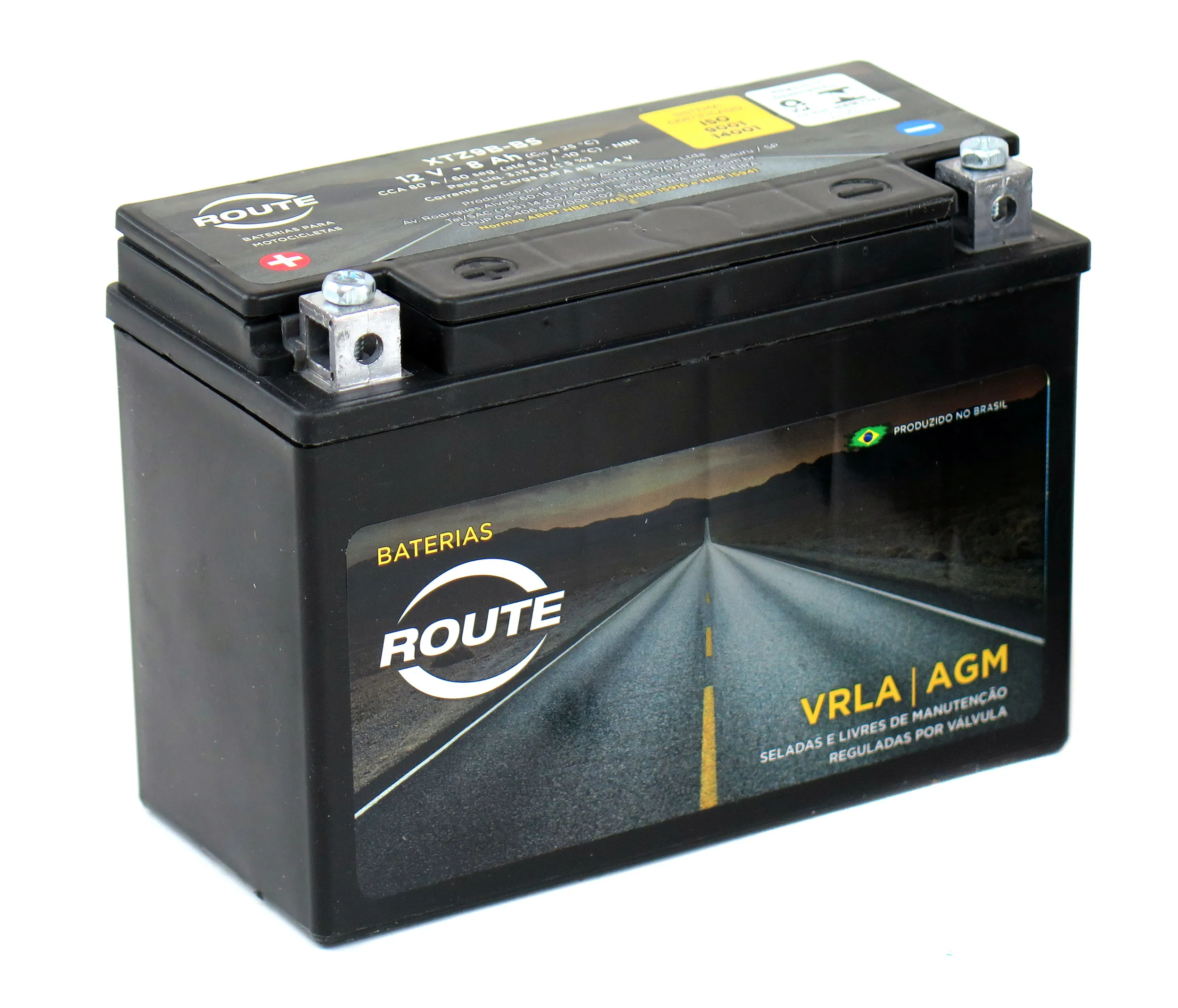 Bateria Route Yamaha R6 2004/2005 Xtz9b-bs AGM Phantom Motos