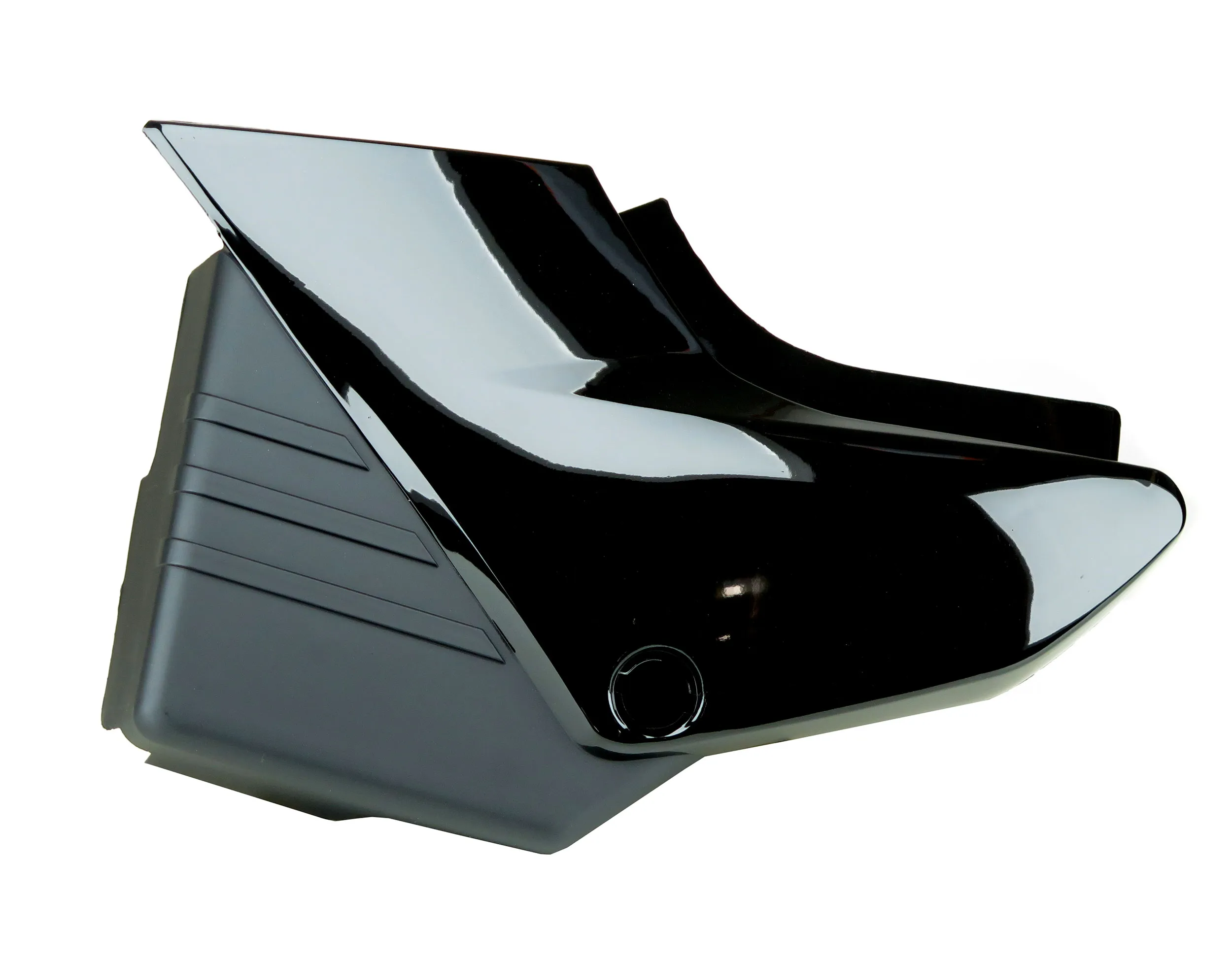 Cacha Lateral Pro Tork Ybr 125 Negro Phantom Motos