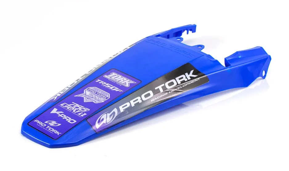Guardabarro Trasero Universal Pro Tork Tornado Azul Phantom